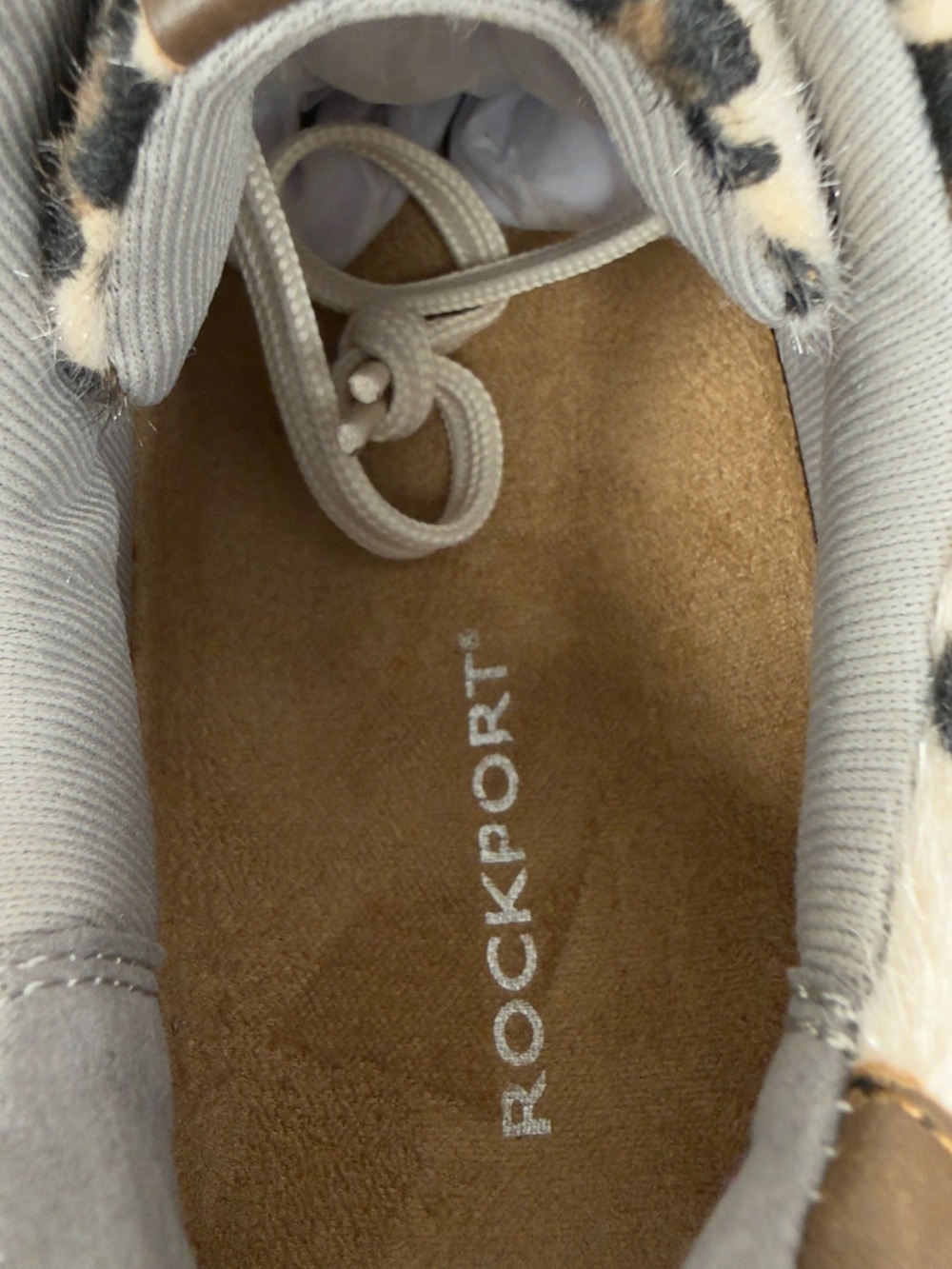 Rockport Works Leopard Print Composite Toe Safety Shoes Women’s 8.5W NWOB - Picture 9 of 12